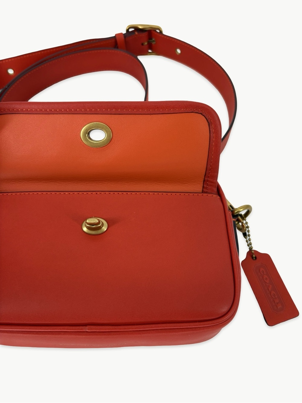 Coach 1941 Limited Edition Convertible Waist Pack Mango Glovetanned Leather NWT - Picture 16 of 16